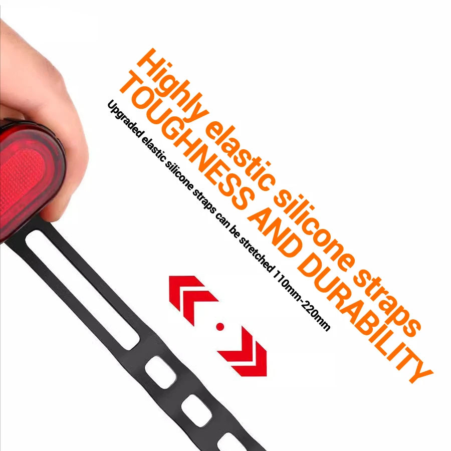 USB Rechargeable Bicycle Lights Bike Safety Warning Lamp Outdoor Waterproof Cycling Flashlight For Mountain And Road Bikes