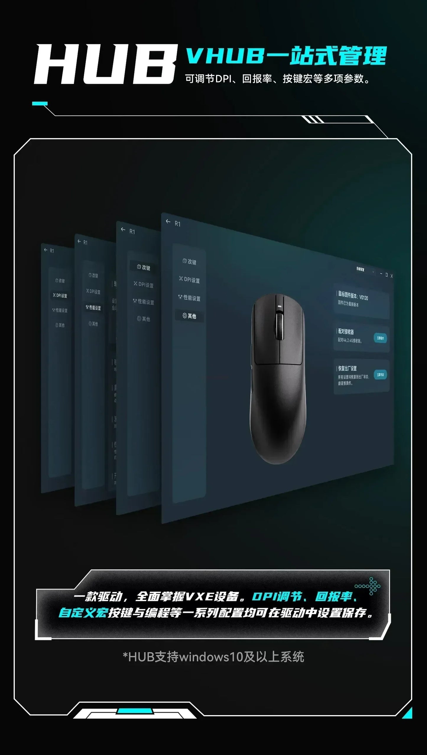 Vxe Dragonfly R1 series Wireless Mouse R1 Se Light Weight Paw3395 Nordic52840 2khz Smart Speed X Low Delay Fps Game Mouse Gift - Shoppiline