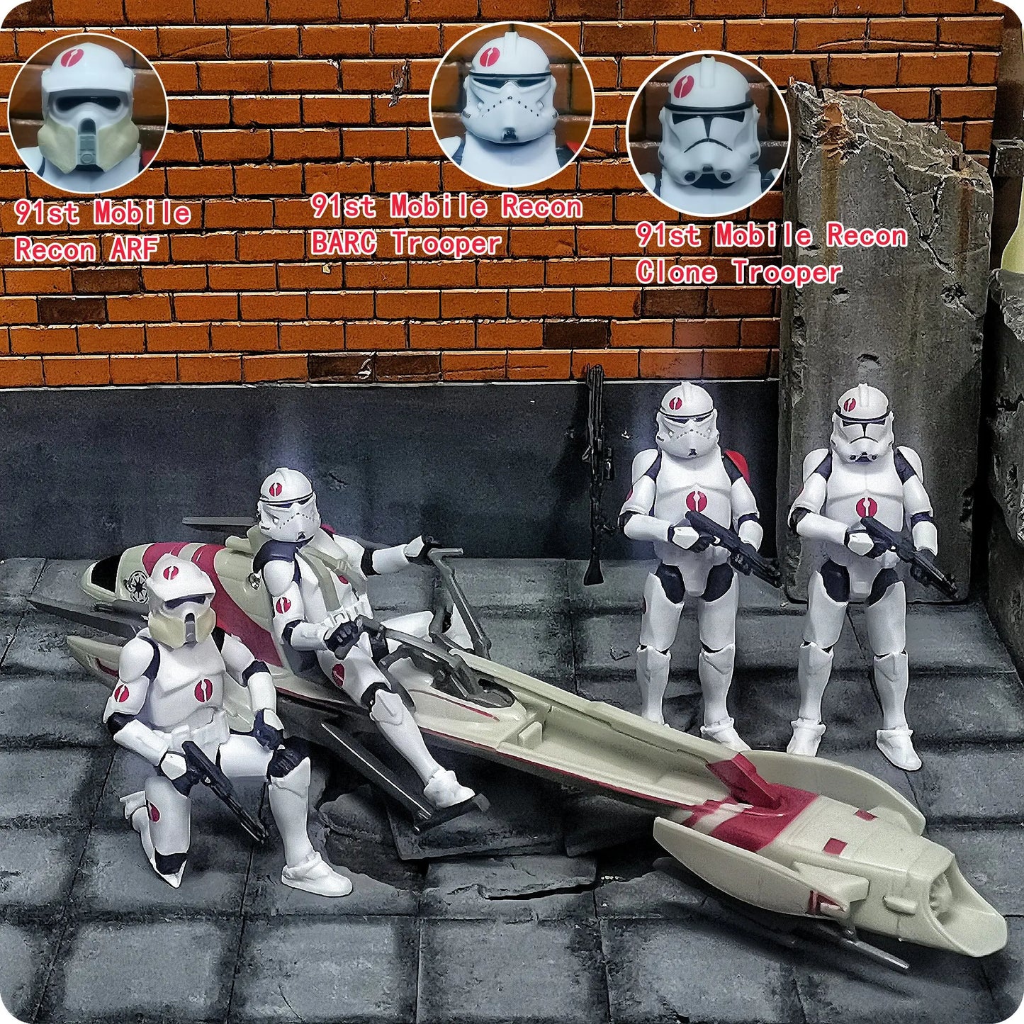 Star Wars 3.75 Inch Trooper 1/18 501st Legion Action Figure Hardcase REX Anakin Dogma Tup Toys Model Loose - Shoppiline