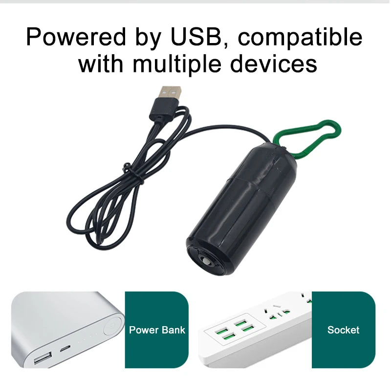 Aquarium USB Air Pump Fish Tank Silent Air Compressor Aquarium Portable Mini Oxygenator Oxygen Aerator Aquarium Accessories 5v