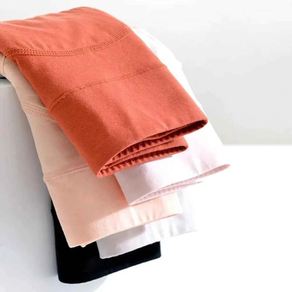 Cotton menstrual underwear, high-waisted underwear overalls, menstrual pants, leak-proof Bragas menstrual pants