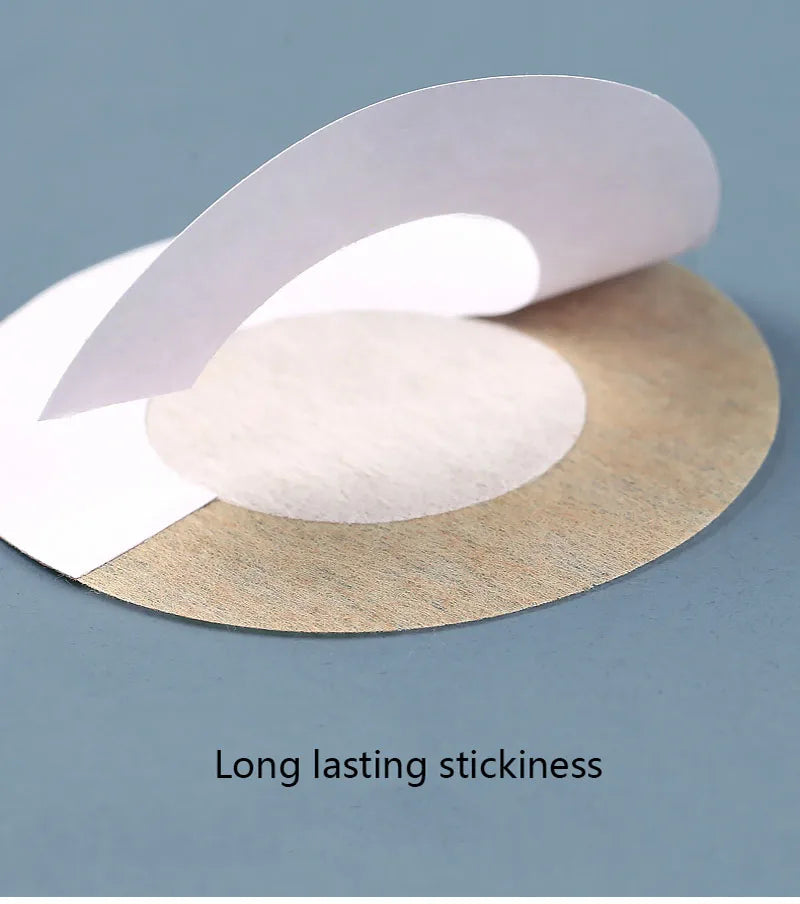 100Pcs Nipple Sticker Disposable Invisible Chest Sticker Non-woven Bra Breast Patch Bra-less Pasties Pad Nipple Cover Stickers