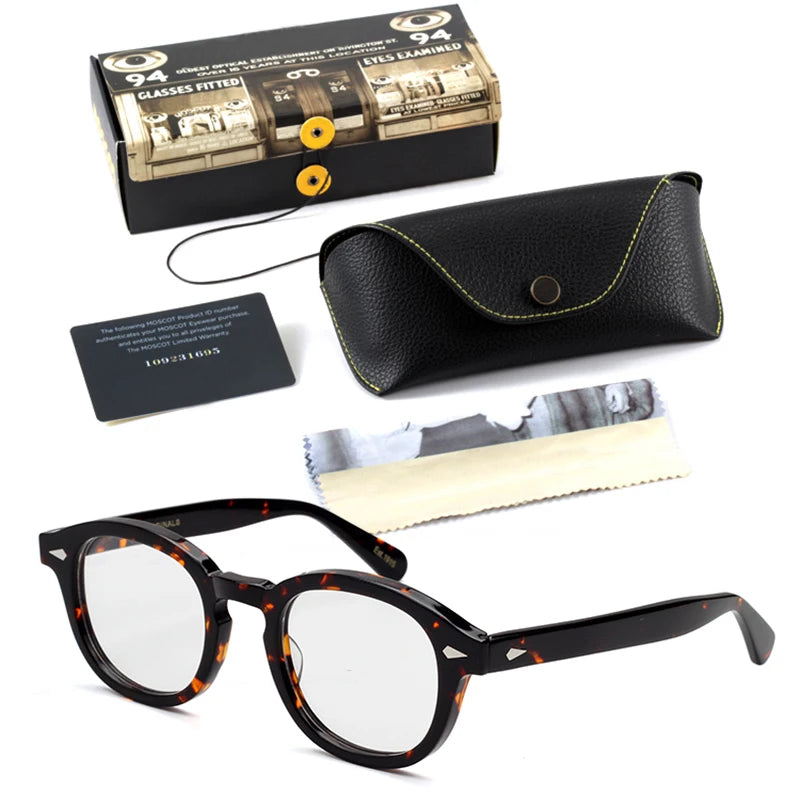 Johnny Depp Lemtosh Eyeglasses Frame Men Optical Glasses Women Computer Goggles Clear Lens Luxury Brand Vintage Acetate Frame