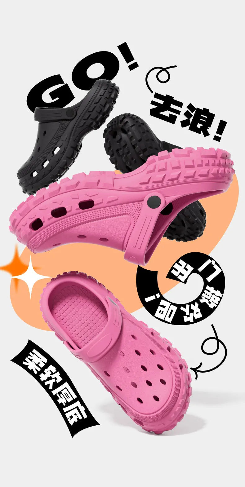 Summer Women Platform Sandals 2026 Closed Toe Non-Slip Beach Sandals Lightweight Soft Bottom for Home Comfortable Sandalias
