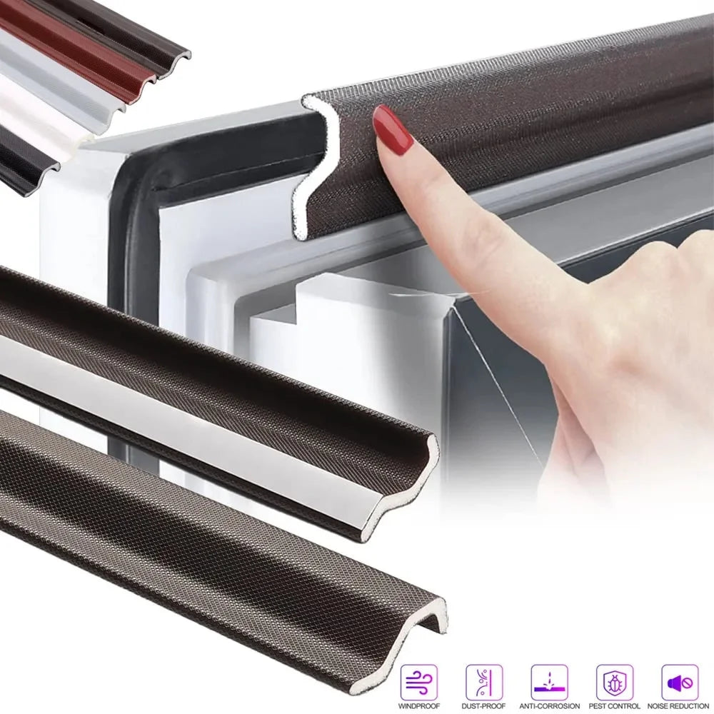 6-40M Casement Window Seal Tape Soundproof Acustic Foam Tape for Weather Stripping Door Seal Gap Filler Noise Reductian Artifact