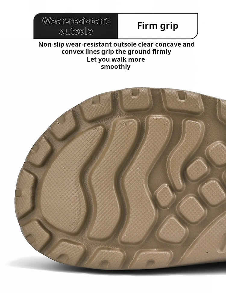 New Men's Anti-slip Chef Shoes Sandals For Men Working Shoes Waterproof Fashion Garden Shoes Clogs For Beach Slippers Size 36-48
