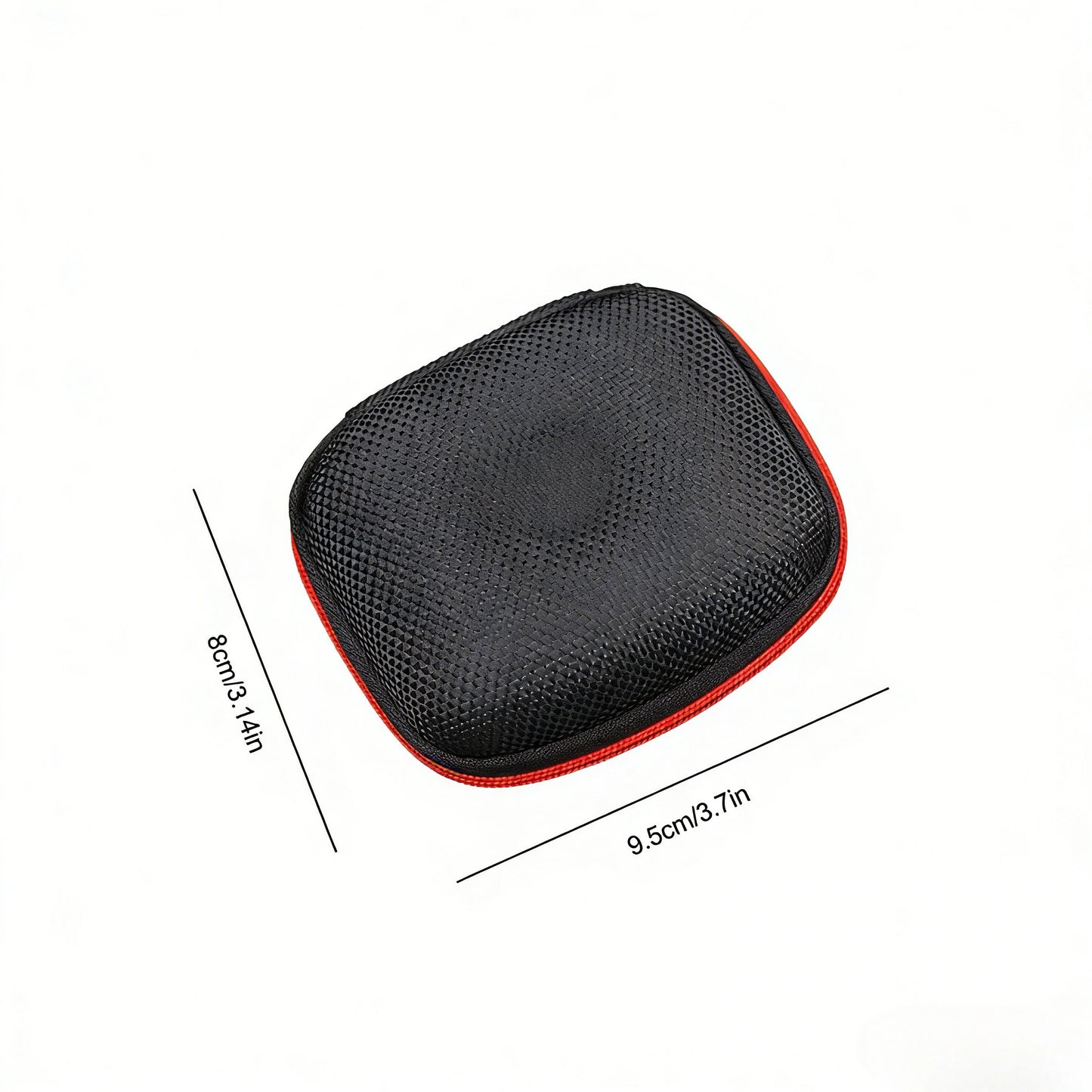 Earphone Storage Bag Square Headset Box Indoor Outdoor Travelling Earphones Storaging Case Accessories with Zipper
