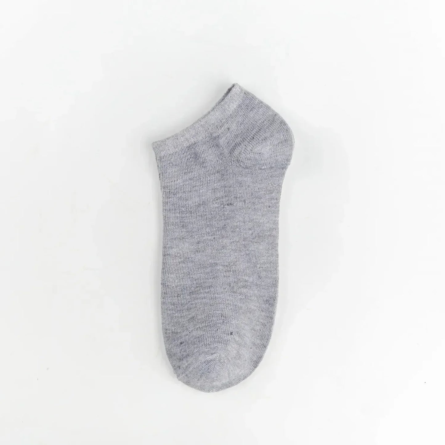 5/10 Pairs Unisex Ankle Socks Solid Color Black White Gray Cotton Deodorant Breathable Running Sports Socks New Spring Summer