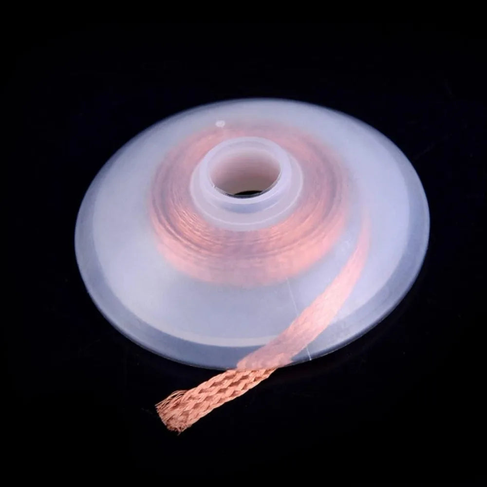 3M Long Desoldering Wire 1.5-3.5mm Wide No-Clean Desoldering Wire Tape for PCB Electrical Repair