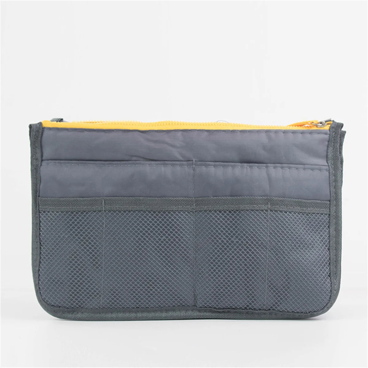 Multifunctional Bi-fold Storage Bag Double Zipper Large Capacity Storage Arrangement Makeup Toiletries Large Classification Bag