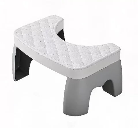 Ergonomic Squat Aid Potty Step Stool Single Waterproof Foot Rest for Toilet Suitable for Pregnant Ladies Children Adults Seniors