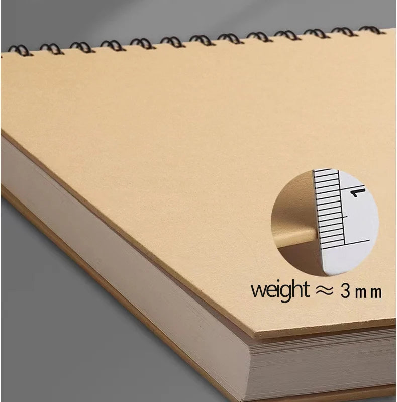 A3/A4/A5/8k/16k Sketchbook Thick Paper 160 GSM Notebook for painting DIY Creative Practice Drawing Art School Supplies - Shoppiline