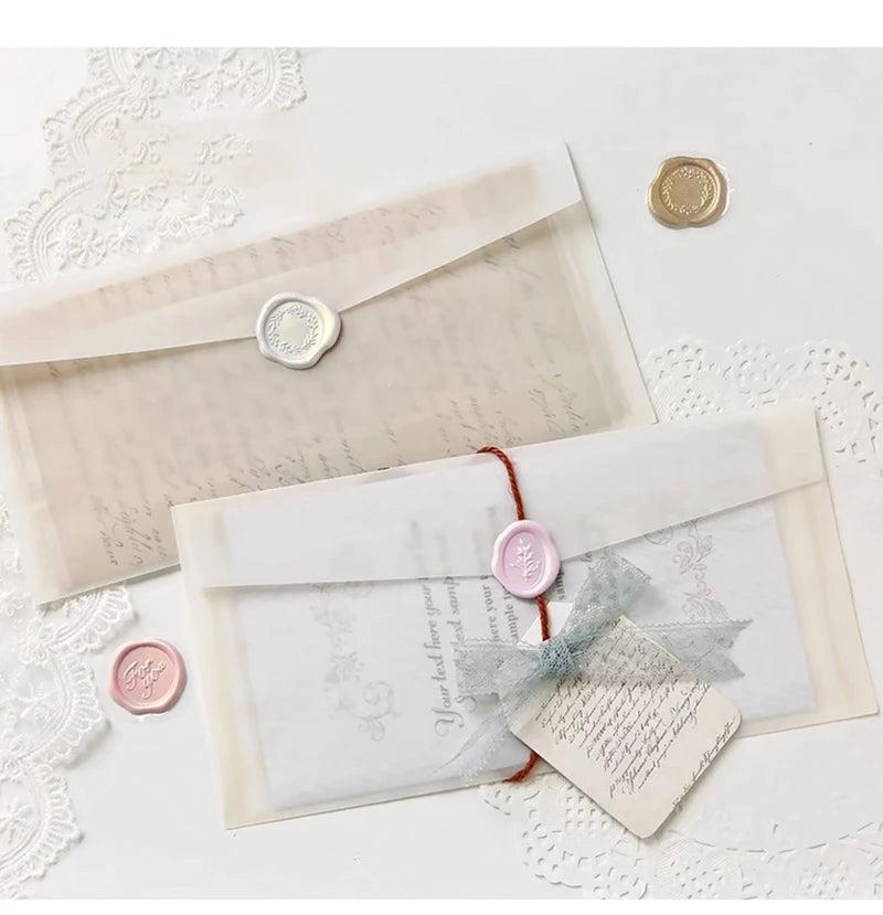 18pcs Wax Seals Stickers Vintage Envelopes Sealing Stamps Stickers Kawaii DIY Scrapbooking Journal Planner Sticky Label Tags