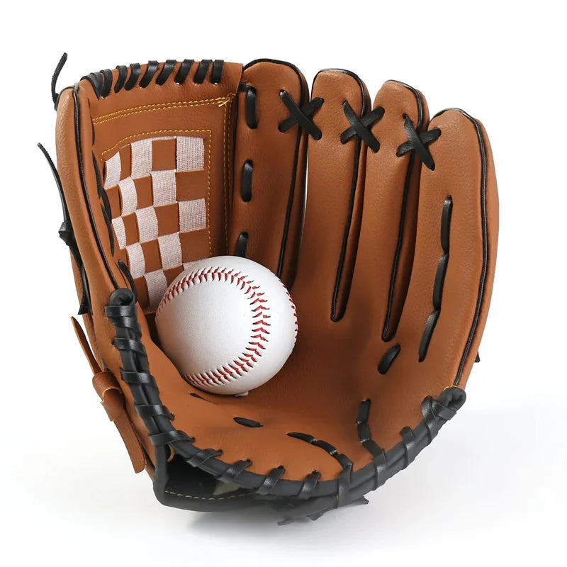 Outdoor camping sport Baseball Gloves Softball Practice Equipment Size 9.5 Left Hand For Kids/Adults Man Woman Training - Shoppiline