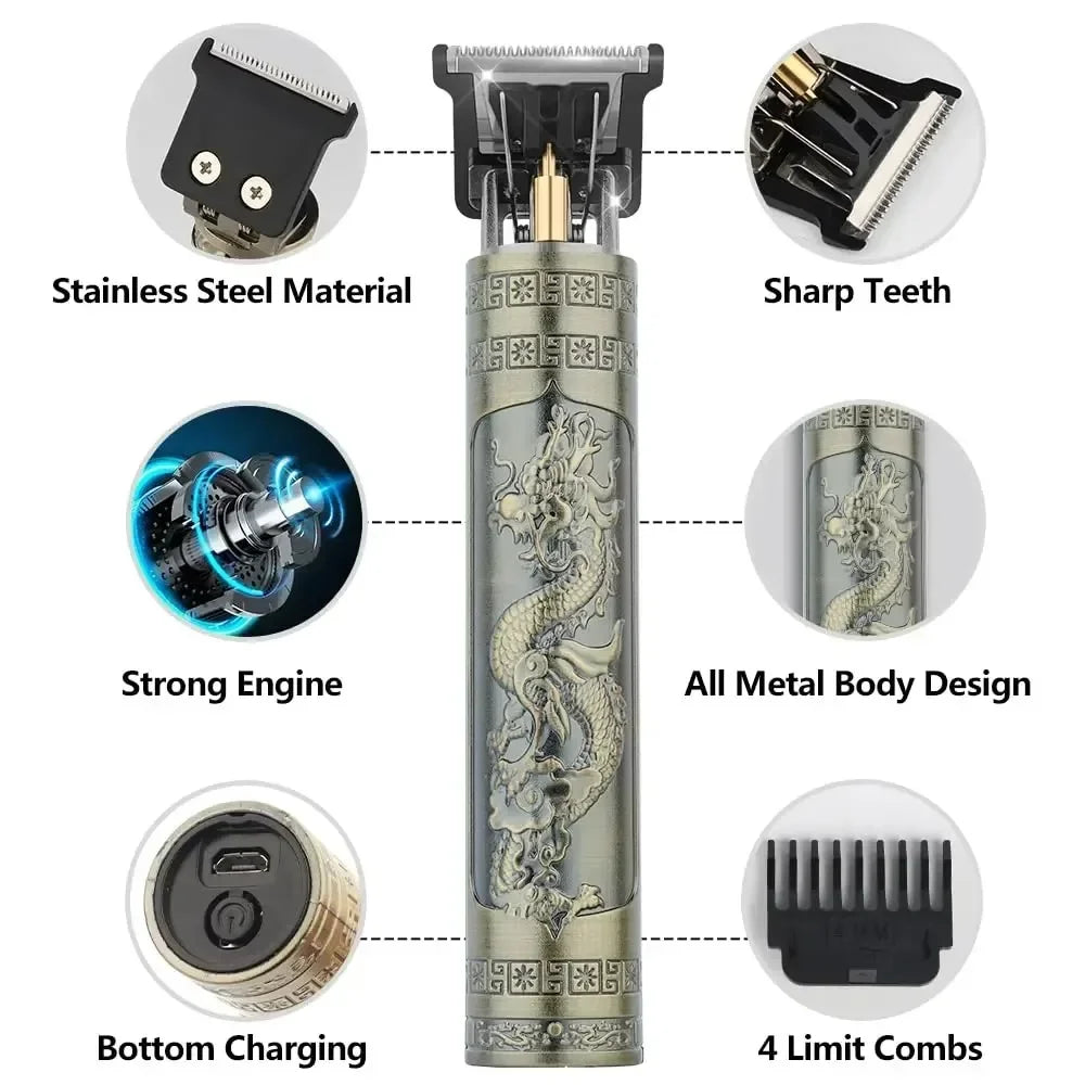 Hair Trimmer Beard Shaving Body Clippers T9 Hair Clipper Electric Hair Cutting Machine Professional Barber Men Trimmer Shaver