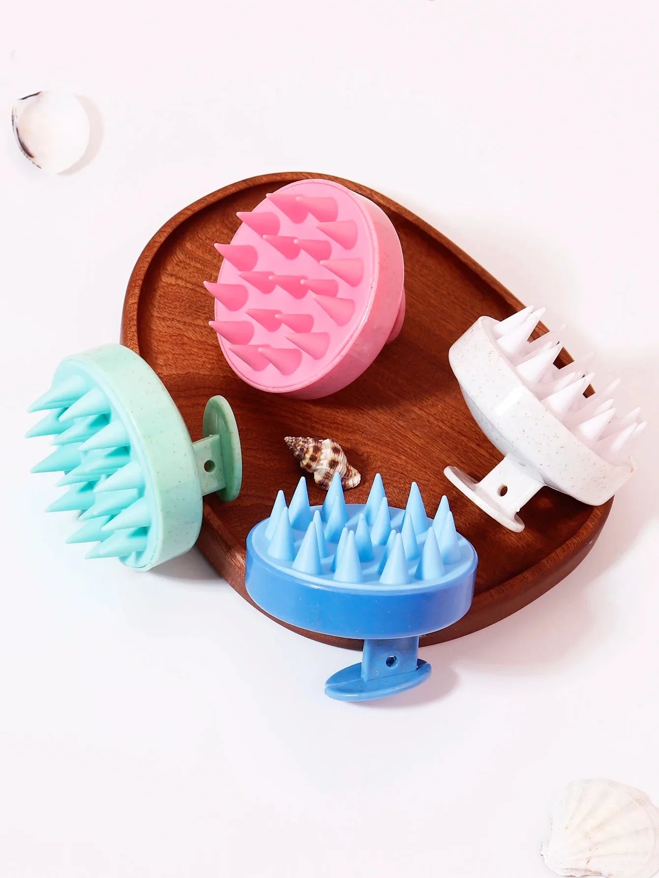 Hair wash brush, silicone scalp massage comb, soft body massage brush, beauty and hairdressing tool, shower SPA comb