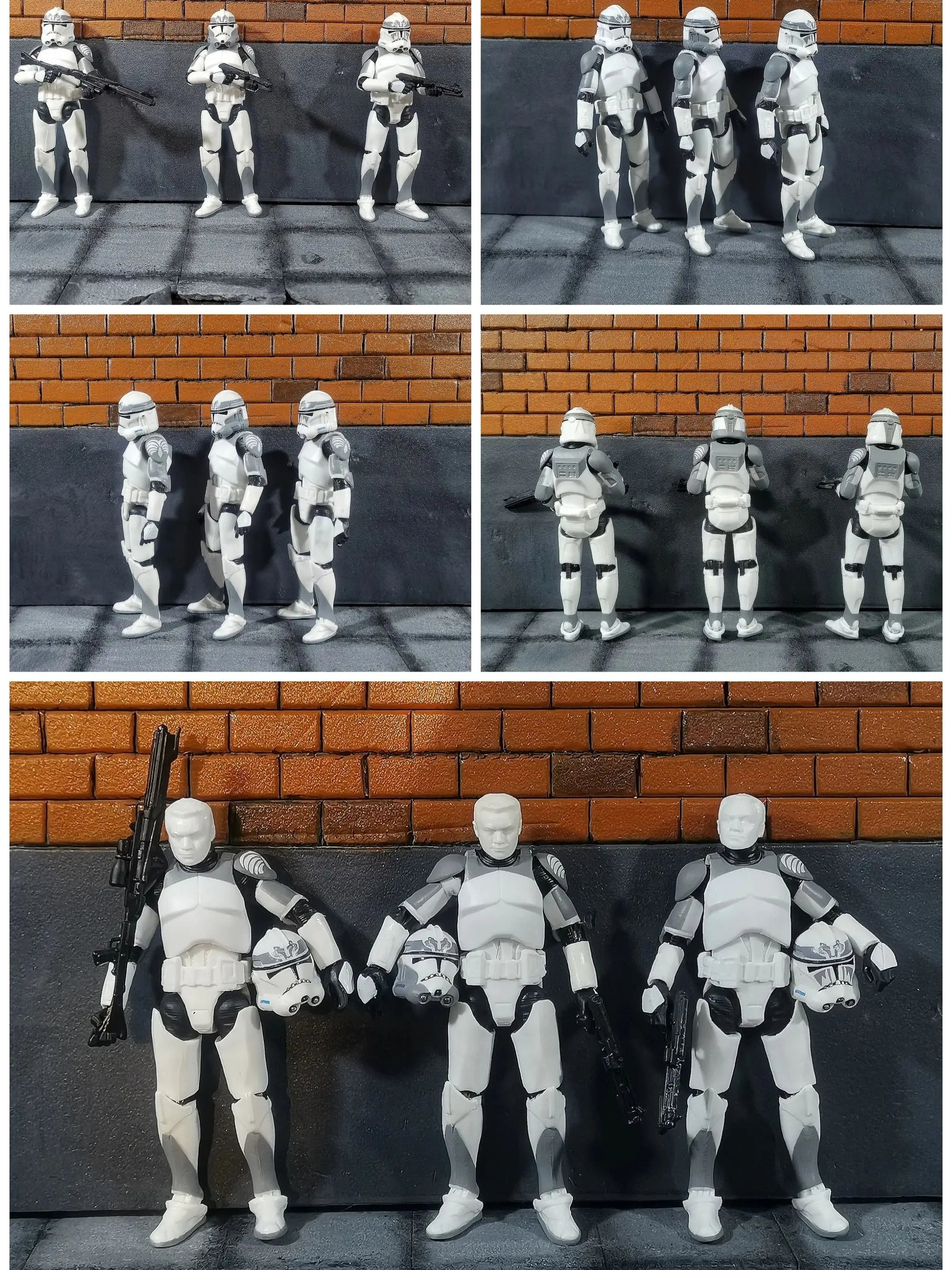 Star Wars 3.75 Inch Trooper 1/18 501st Legion Action Figure Hardcase REX Anakin Dogma Tup Toys Model Loose - Shoppiline
