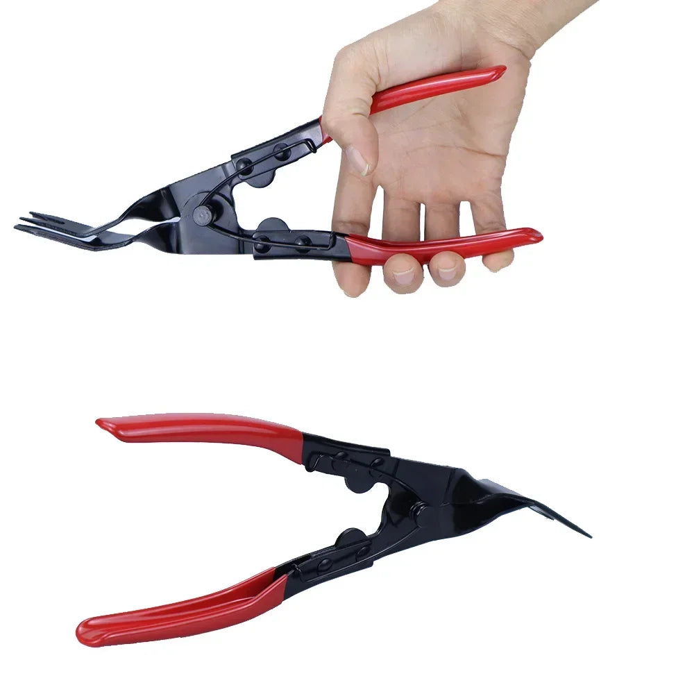 kkjoy Car Clip Removal Pliers Trim Pry Tool Kit for Auto Body Panel Door Fastener Repair