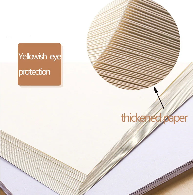 A3/A4/A5/8k/16k Sketchbook Thick Paper 160 GSM Notebook for painting DIY Creative Practice Drawing Art School Supplies - Shoppiline