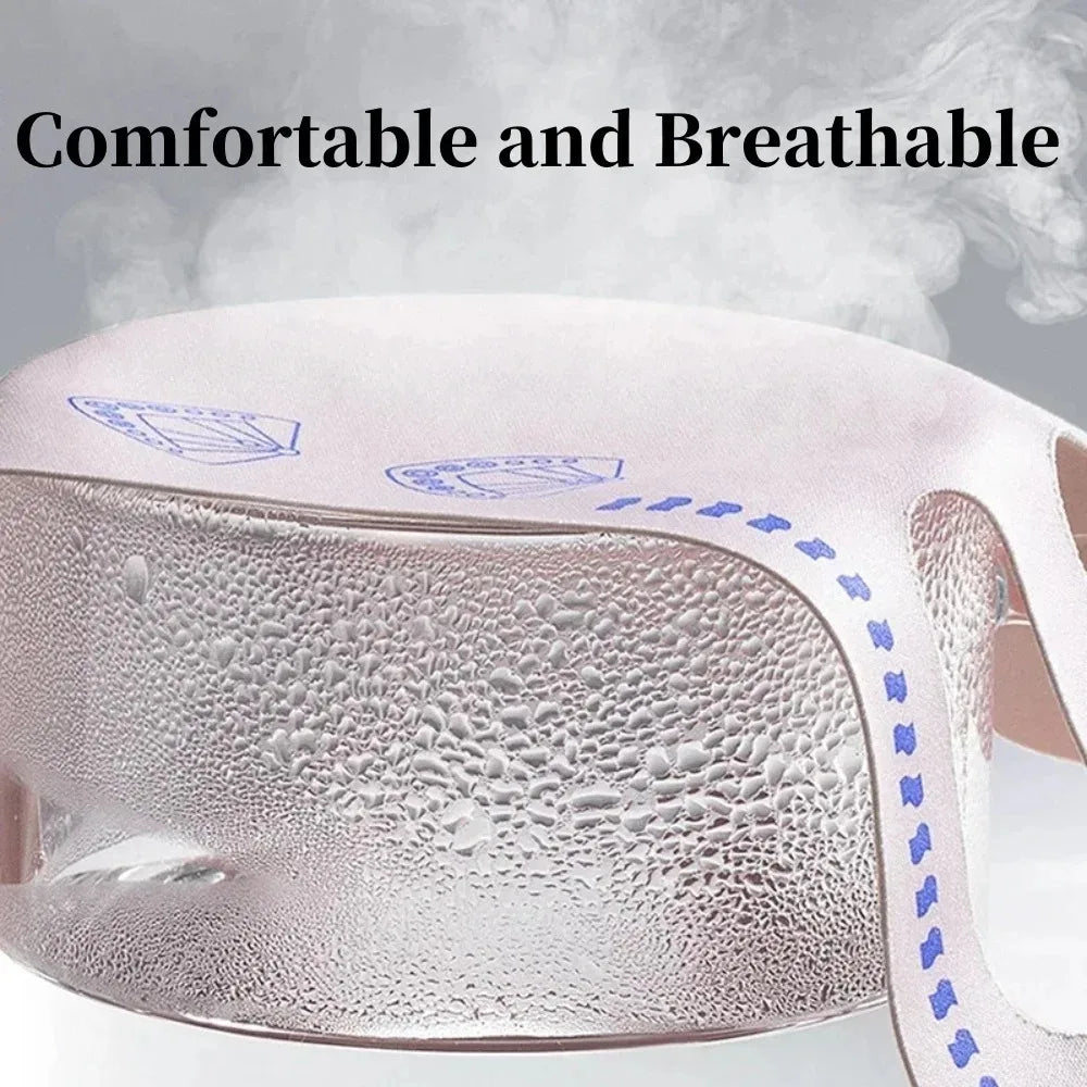 1 masque liftant réglable en V, bandage de remodelage du visage respirant et confortable réutilisable pour la réduction du double menton, le raffermissement, cadeau