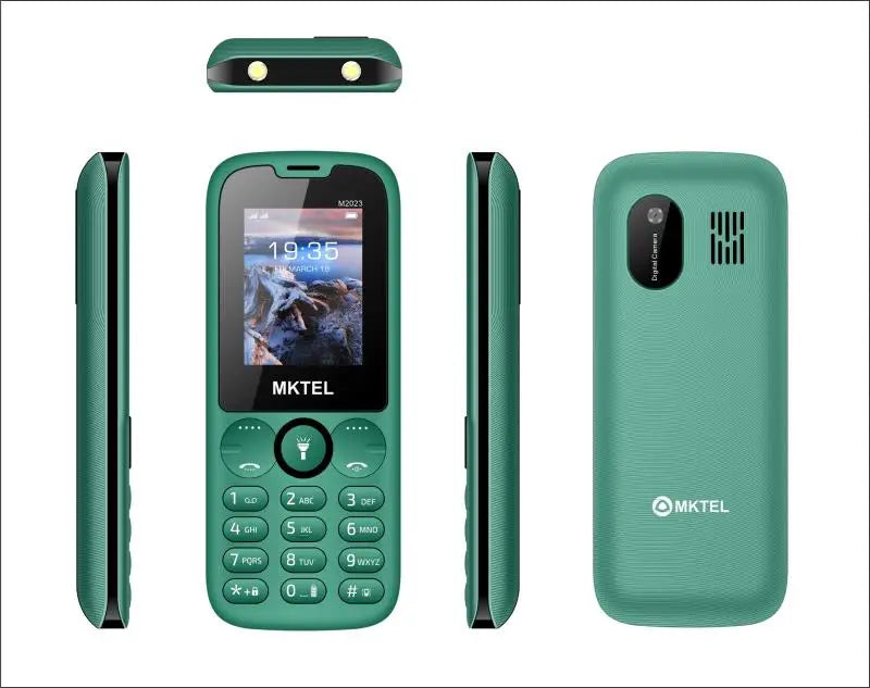 MKTEL M2023 Feature Phone with 1.77inch Display 800mAh Battery Dual SIM FM Radio Flashlight 0.08Mega Camera Senior Phone - Shoppiline