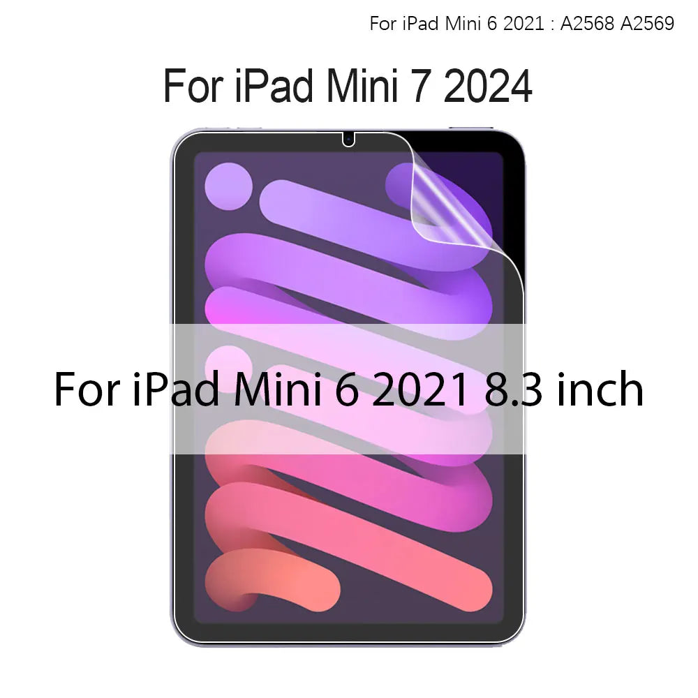 Like Paper Film Screen Protector For iPad Air 11 M3 A16 Pro 12.9 13 M4 M5 Air 3 4 5 10th 9th 8th Generation Mini 6 7 Accessories