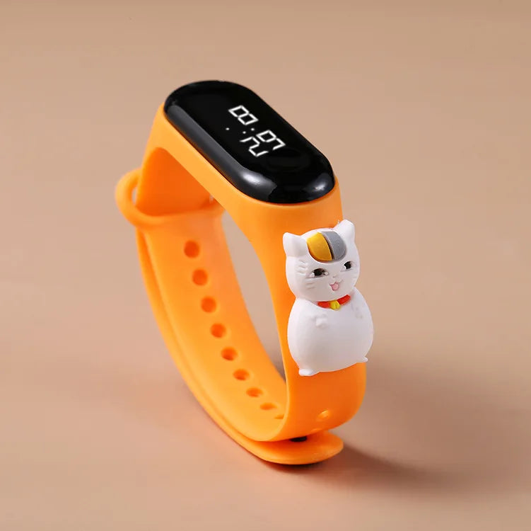 Mode Mickey Kinderuhren für Mädchen Elektronisches Armband Sport Touch LED Spiderman Puppe Kinderuhr Frauen Wasserdichte Uhr