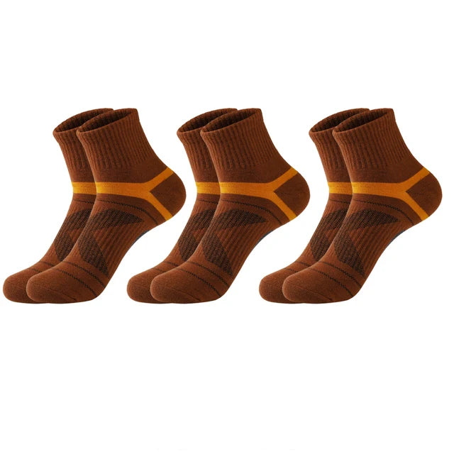 3 paires de chaussettes noires de haute qualité pour hommes, chaussettes de sport noires, décontractées, douces, pour la course à pied, d'été, absorbantes, respirantes, chaussettes masculines
