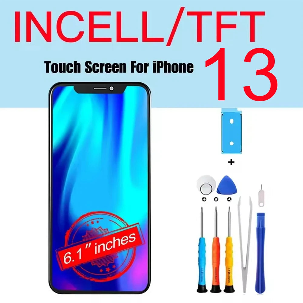 PINZHENG High Quality Display INCELL LCD OLED OEM AMOLED For iPhone XS MAX X XR 11 12 13 MINI PRO PROMAX Screen Replacement - Shoppiline