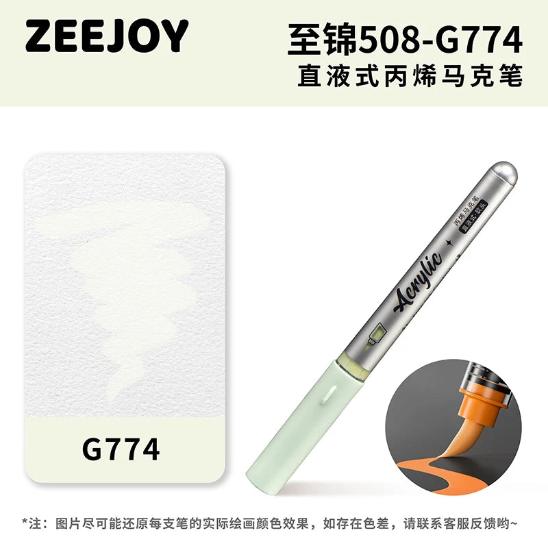ZEEJOY 120/12/1 Colors Direct Liquid Acrylic Marker Pens Waterproof Pen Soft Brush Nib for Manga School Art Supplies Stationery