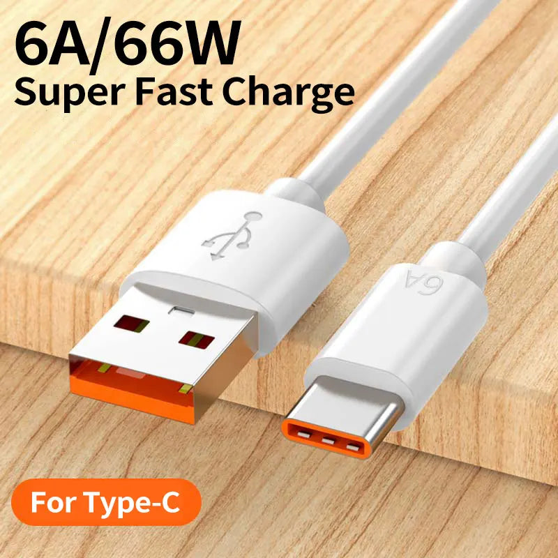 6A USB To Type C Data Cable 67W USB Fast Charger Power Adapter For Xiaomi 14 15 17 Mi 11Pro MIX Fold 12 Ultra Redmi note11 pro