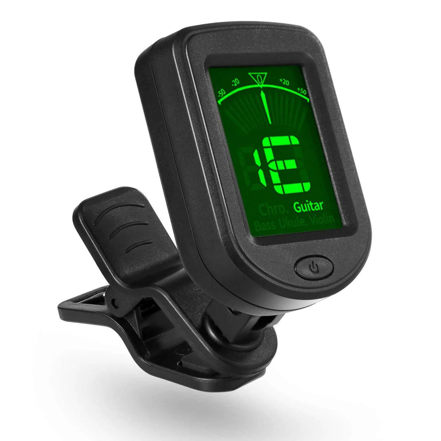 Guitar Bass Ukulele Violin Mandolin Banjo - 360° Rotatable High Sensitivity Chromatic Tuner