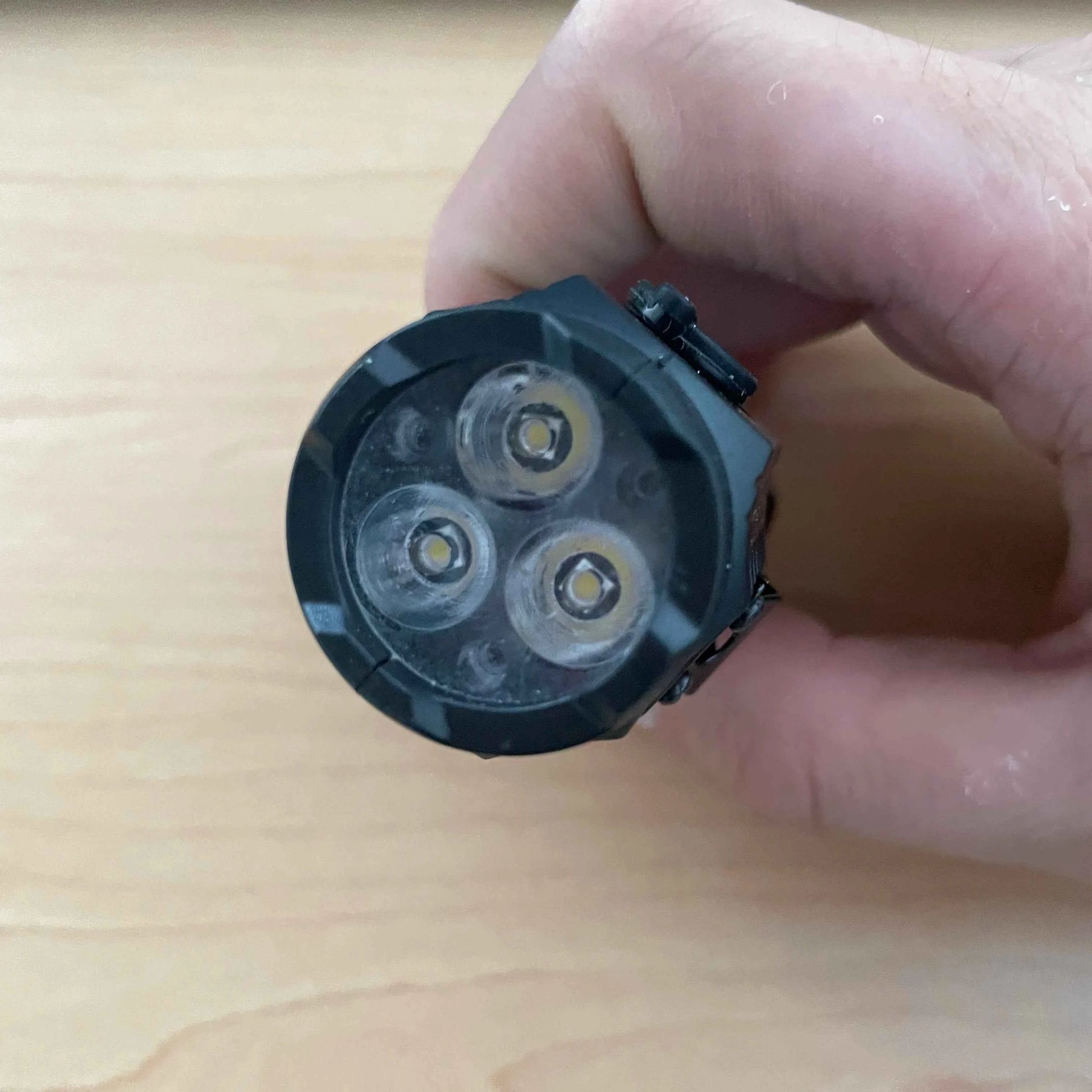 Three-eyed monster LED flashlight, a must-have for night travel, portable, high brightness, strobe lighting