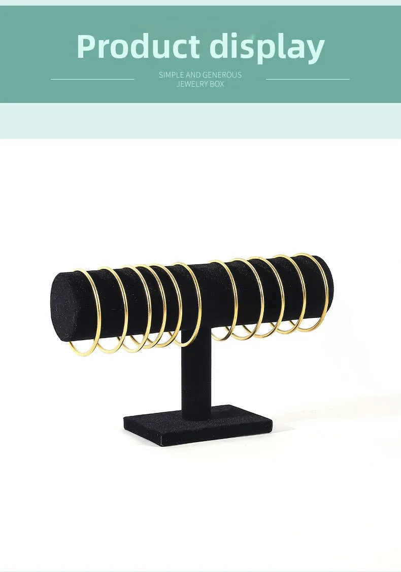 Jilai Flannel Single-layer Bracelet Rack Jewelry Watch Bracelet Rack Display Jewelry Display Rack