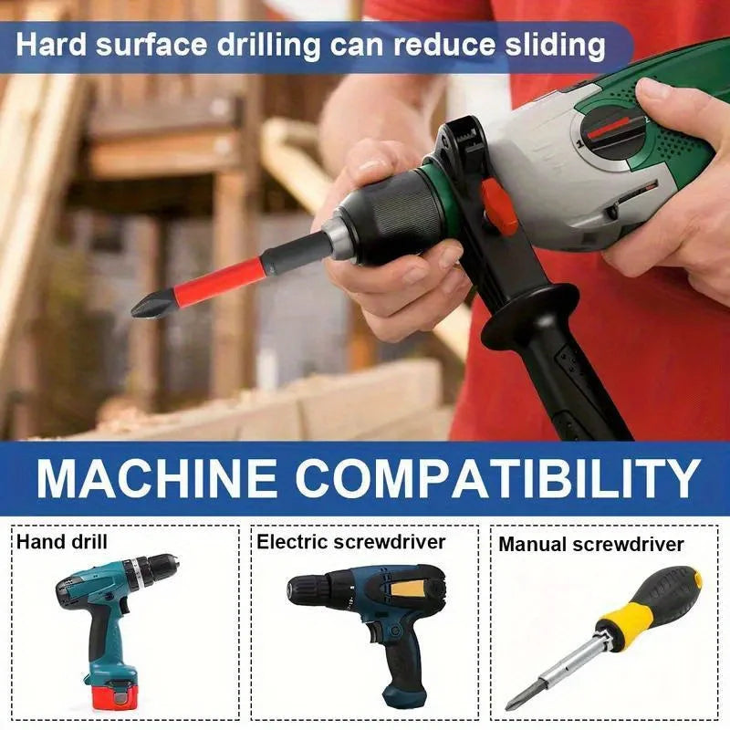 Magnetic Non-Slip Drill Bit Set 3/6/12 Pieces, S2 Steel, Crosshead and Impact Drill Bits, Suitable for Electric and Hand Drivers