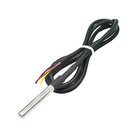 1PCS Waterproof DS18B20 thread temperature probe temperature sensor Stainless steel package 1m 2m 3m 18B20 wire arduino