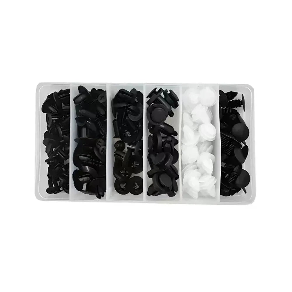 50-101PCS Auto Fastener Clips Kit Multi-Size Retainers For Car Fender Bumper Used For Auto Garage And Assembly