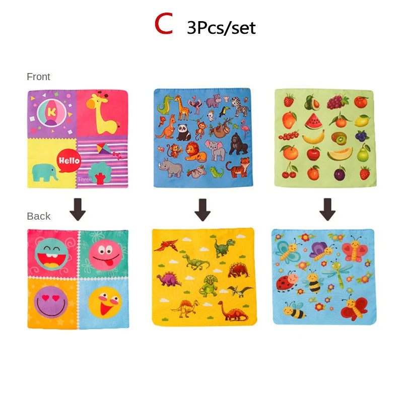 Baby Montessori Spielzeug, Zauber-Tüchertuchbox, pädagogisches Lernspielzeug Sinnesspielzeug für Kinder Fingerübung Busy Board Baby Spiel