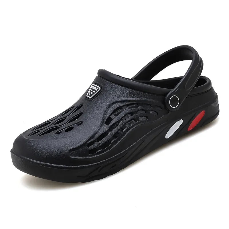 YRZL Mens Slippers Unisex Soft Non-slip Wear-resistant Casual Mens Sandals Comfortable Slip on Beach Shoes Outdoor Slippers Man