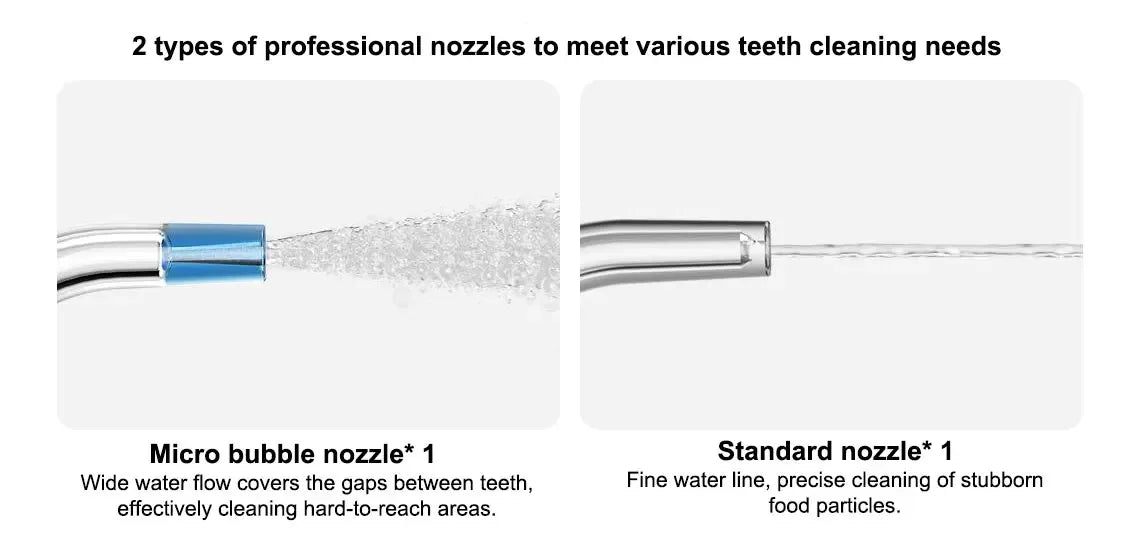 XIAOMI MIJIA MEO705 Portable Oral Irrigator Dental Teeth Whitening Flosser Bucal Tooth Cleaner Waterpulse Water Thread for Teeth