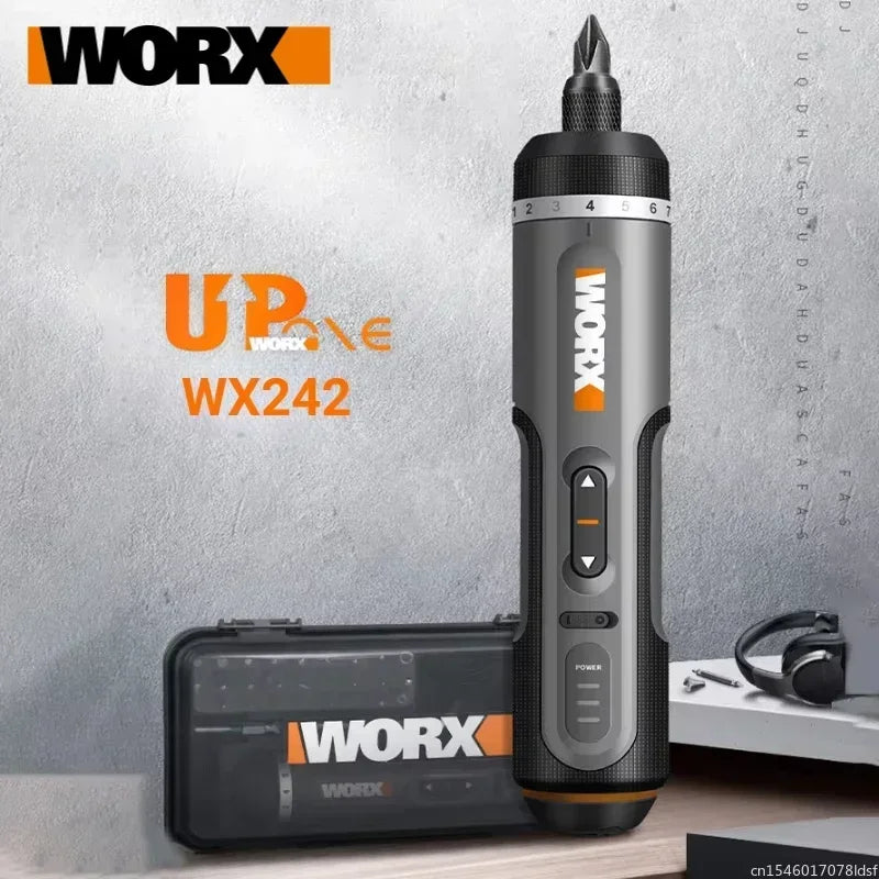 Worx 4V Electrical Screwdrivers Set WX242 Portable Smart Cordless Power Screw Driver Mini Electric Drill Home Repair Power Tool - Shoppiline