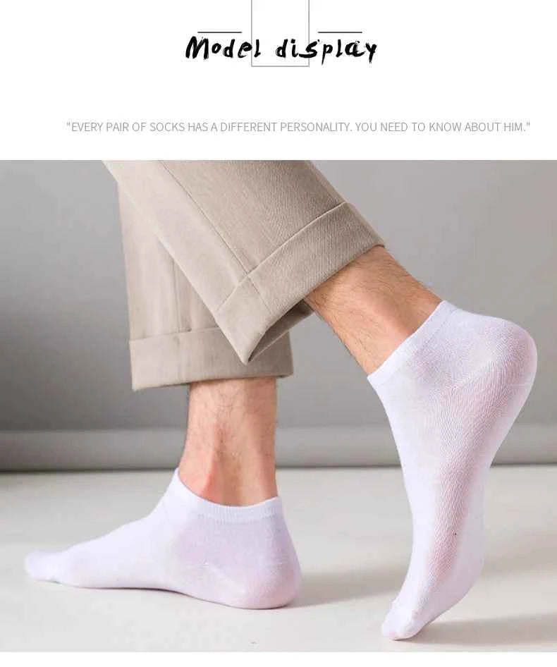 3/5/8 Pairs Women/Men Boat Socks Invisible Low Cut Silicone Non-slip Summer No-show Ankle Socks Solid Color Casual Breathable
