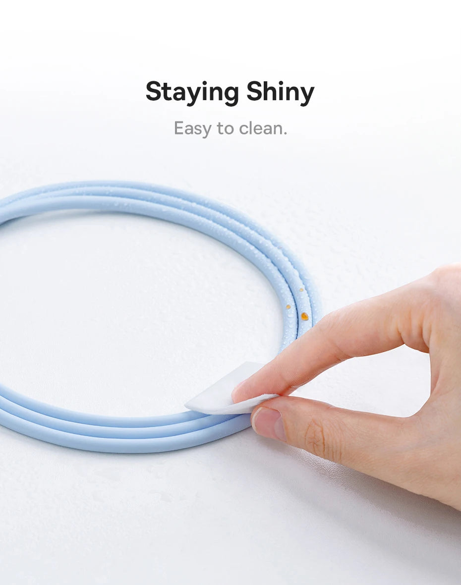 Baseus TPE 20W USB C Cable For IPhone 14 13 12 11 Pro Max XS Fast Charging Cable Type C To Lighting Date Wire For iPad Macbook