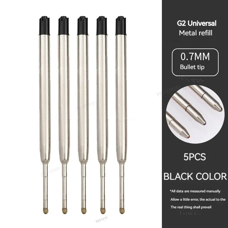 5-20pcs L:3.9 in/99mm Ballpoint Pen G2 Refills for Medium Point Blue Red Black Ink Rods for Office Stationery School Supplies