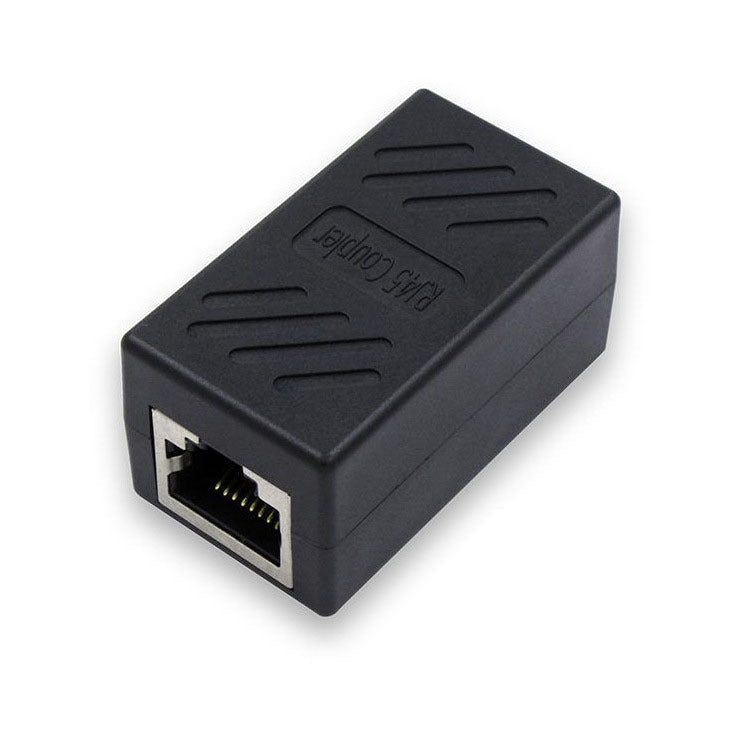 Network cable butt connector extender adapter rj45 network monitoring broadband crystal head adapter straight connector connecti