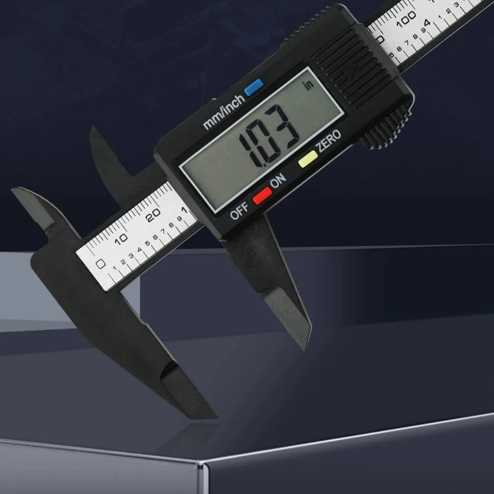 Measuring Tools Electronic Digital Caliper LCD Display Measurement Tools Carbon Fiber Dial Vernier Caliper Professional Rulers