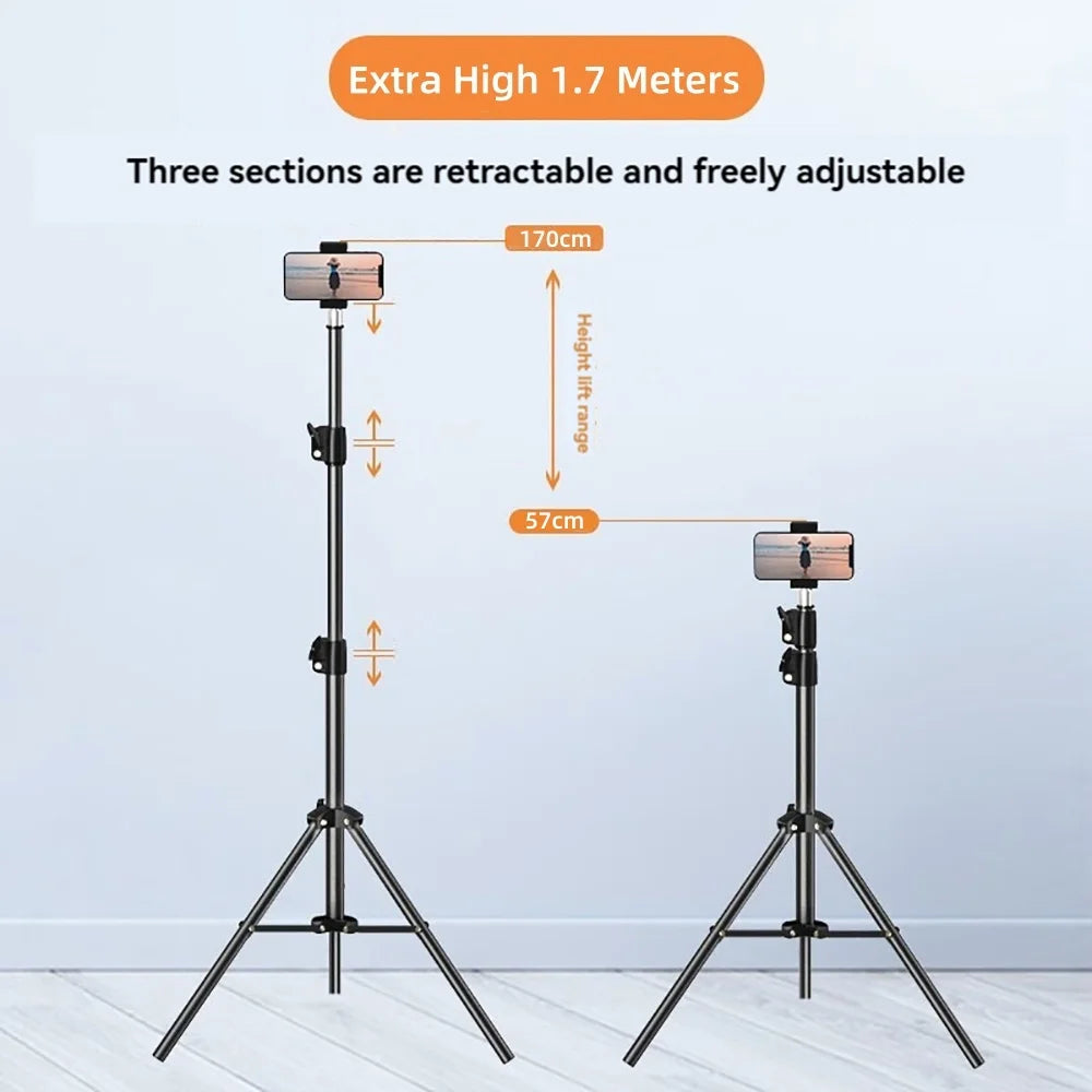 360°Adjustable Scalable Bluetooth Selfie Stick Multi-functional Phones Camera DV Holder Live Video Recording Wireless brackets - Shoppiline