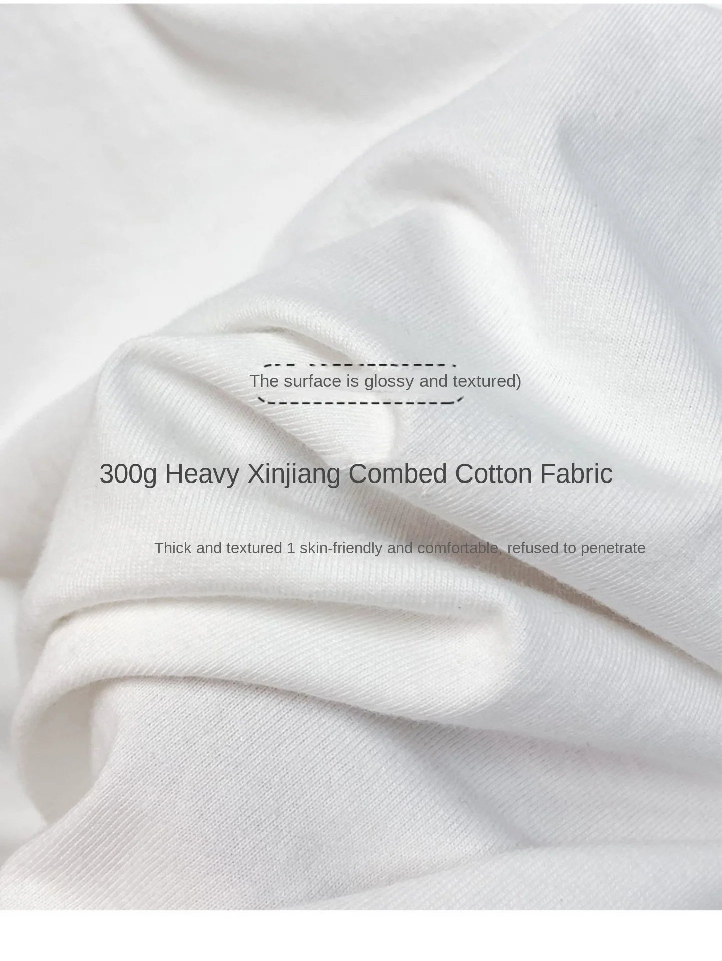 300g Cotton T Shirts Men Short Sleeved Heavyweight Summer Round Neck Loose Breathable Shirt for Men Women Basic Tee