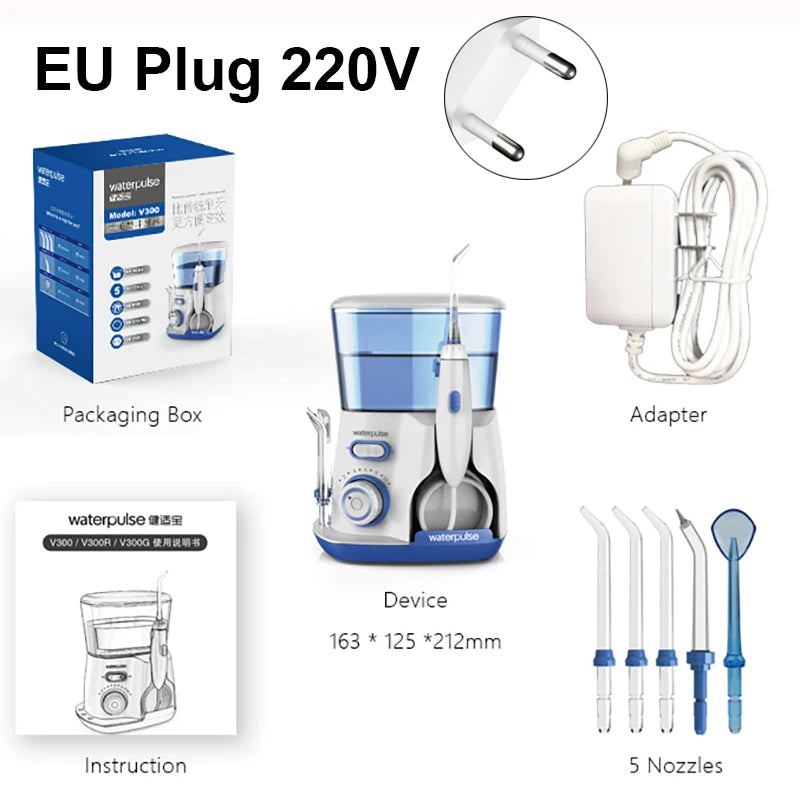Oral Irrigator Dental Water Flosser for Teeth High Pressure Electric Dental Irrigator Water Flosser Mouth Washing Machine 800ML - Shoppiline