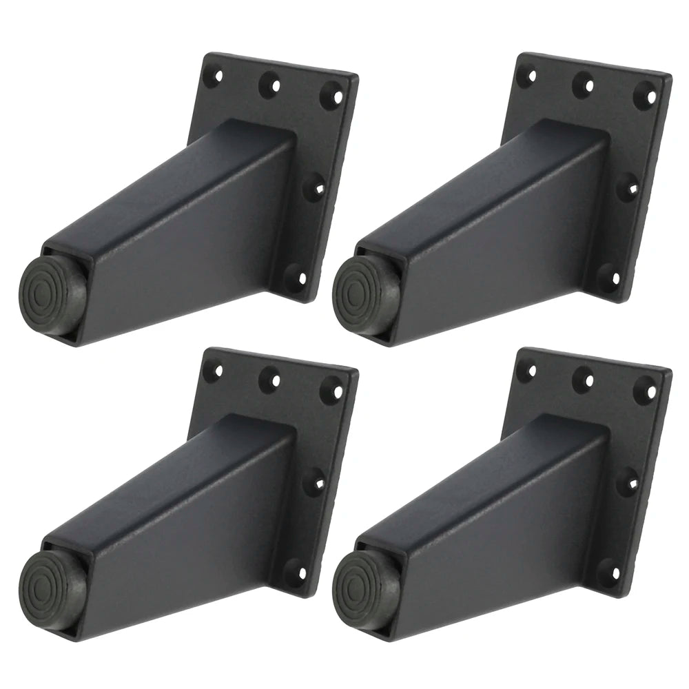 4 Pcs Adjustable Metal Furniture Leg Sofa Bed TV Cabinet Legs Black Furniture Feet Thick Aluminum Alloy Table Cabinets Feets